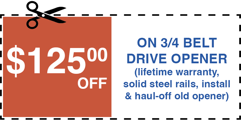 125 off garage door opener Ronkonkoma