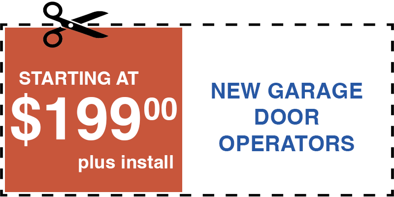 199 new garage door operators Ronkonkoma