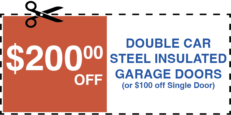 200 off garage door repair Ronkonkoma